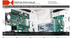 Desktop Screenshot of elektryk-kielczow.pl