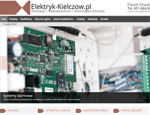 Tablet Screenshot of elektryk-kielczow.pl